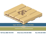 H & H wood products,  Pallets,  Crates,  Skids,  Boxes,  Racks,  Spools